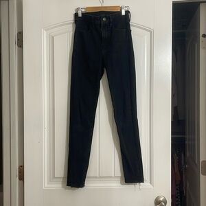 American Eagle, black jeans, double zero